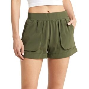 Zella Olive Green Shorts
